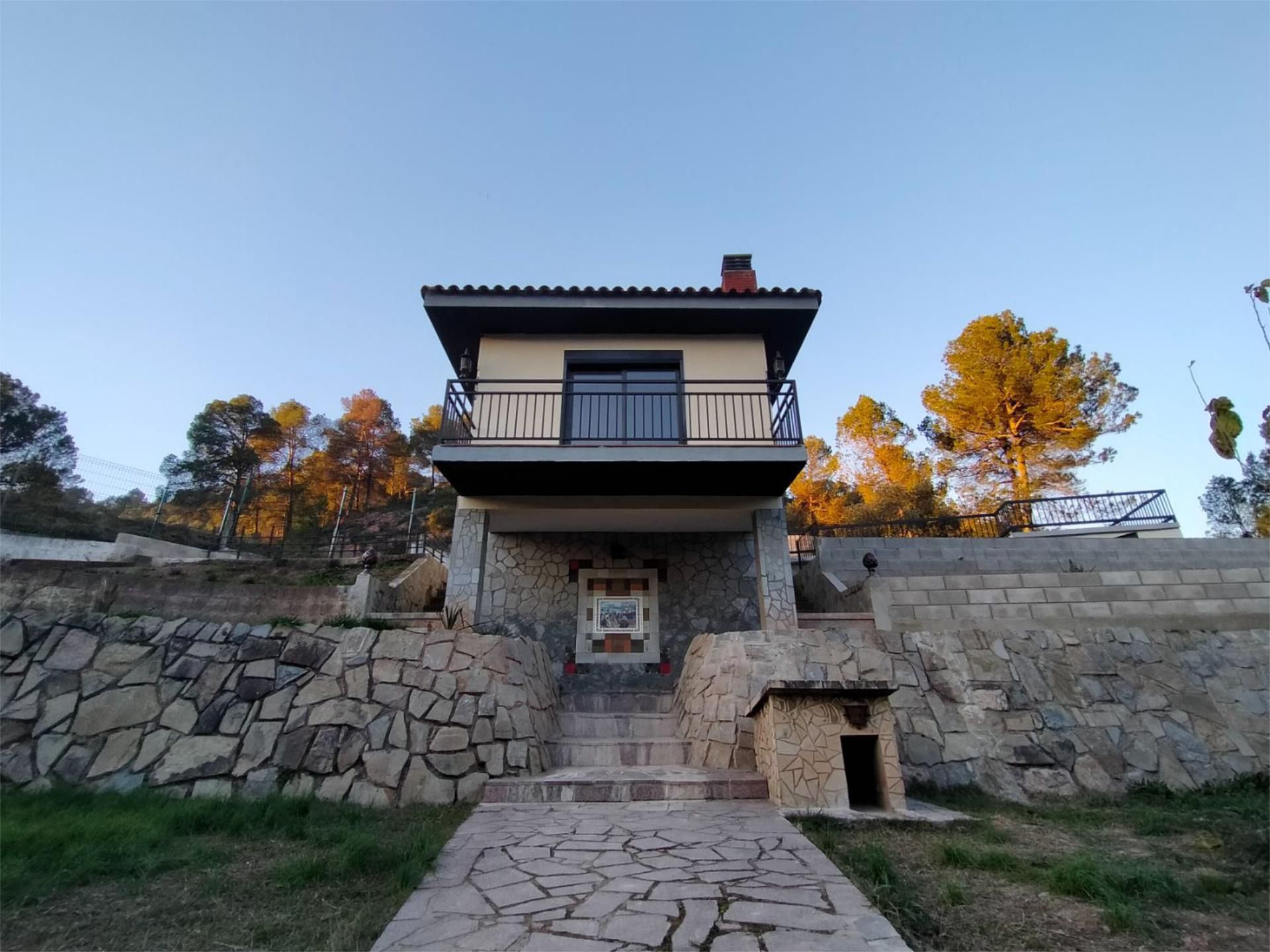 Exterior view of House or chalet for sale in Fonollosa  with Air Conditioner, Terrace and Swimming Pool