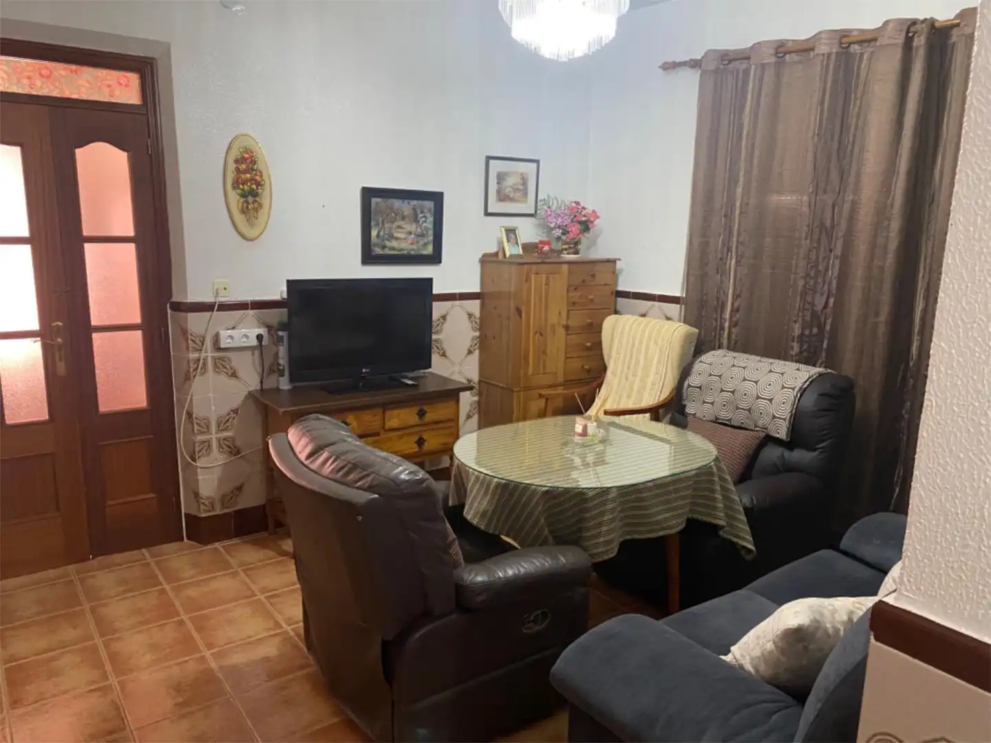 Casa adosada en venta en Calle Francisco Baviano, 15, Solana de los Barros Sala de estar de Casa adosada en venta en Solana de los Barros con Aire acondicionado, Calefacción y Terraza