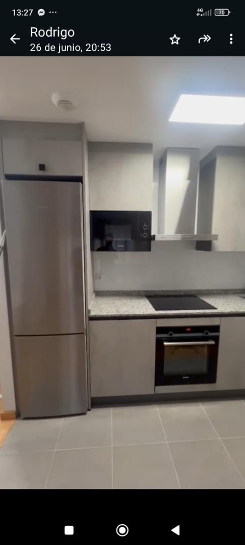 Cuina de Pis de lloguer en Villamediana de Iregua amb Calefacció, Parquet i Terrassa