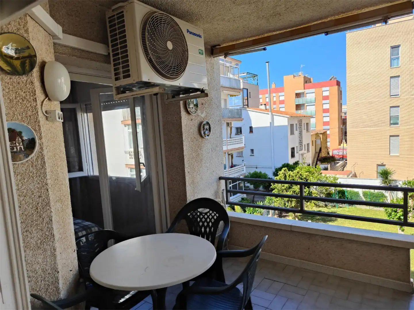 Terrasse von Wohnung zur Miete in Calafell mit Klimaanlage, Privatgarten und Terrasse