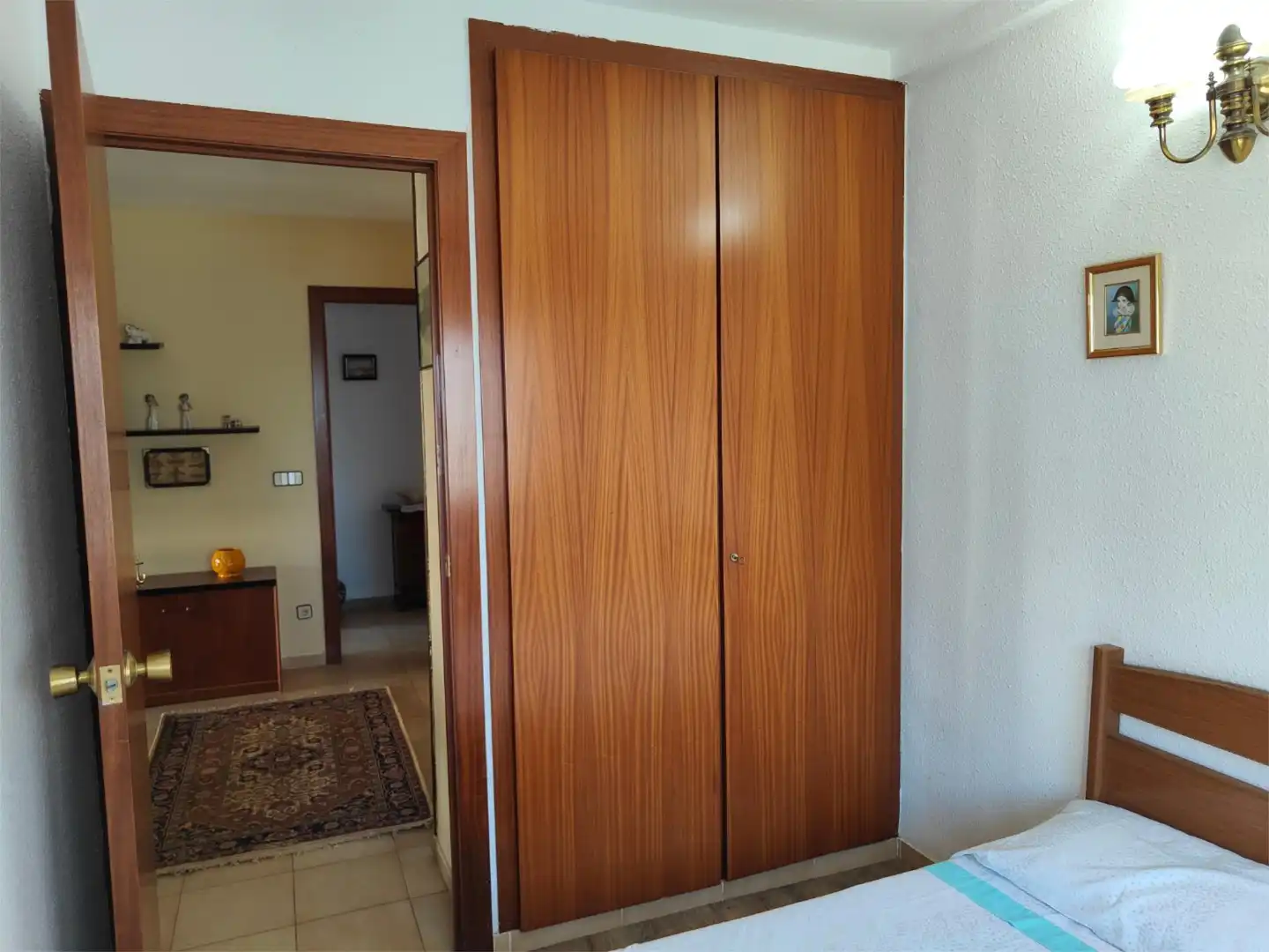Schlafzimmer von Wohnung zur Miete in Calafell mit Klimaanlage, Privatgarten und Terrasse