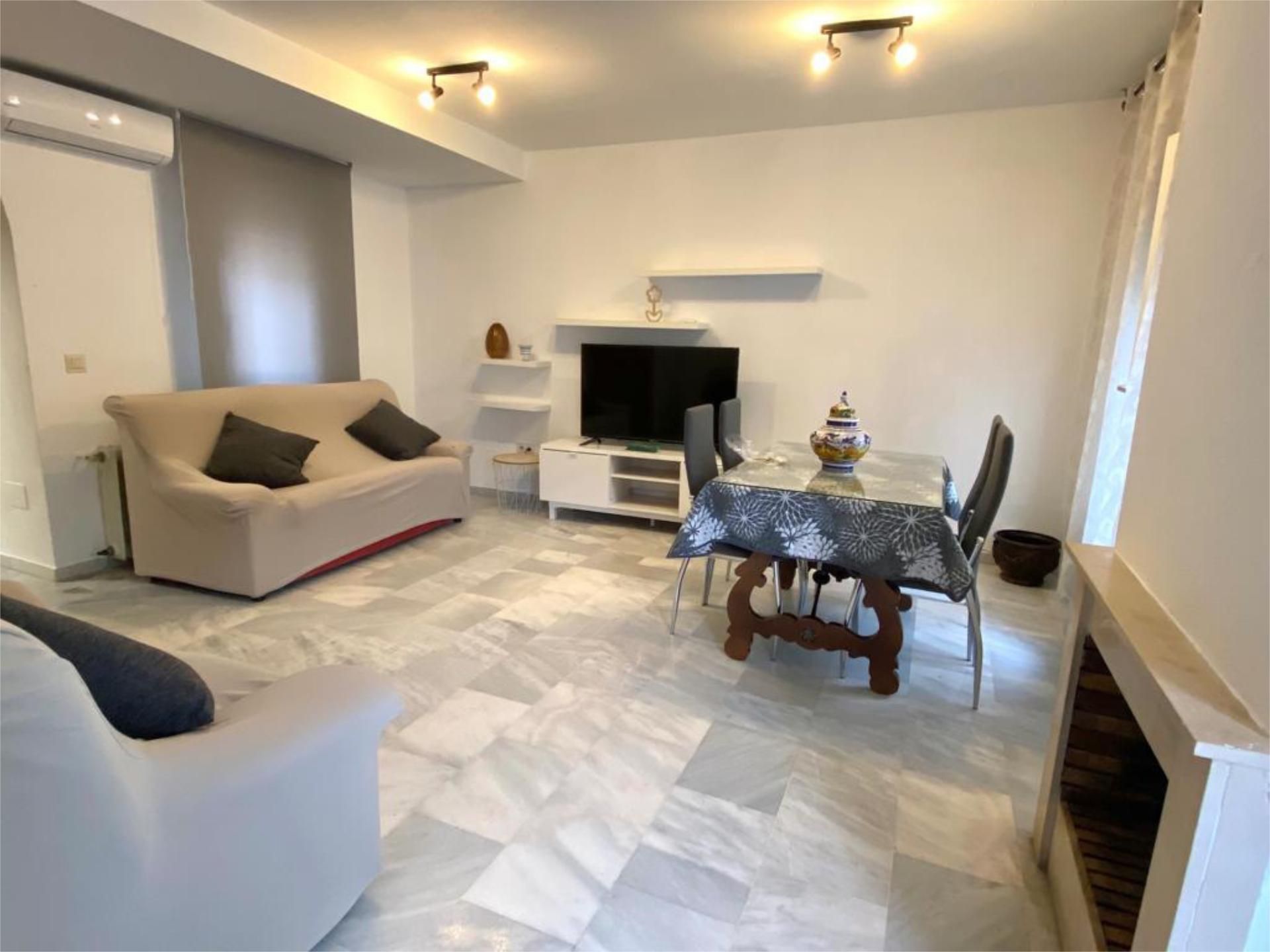 Living room of Single-family semi-detached to rent in  Granada Capital  with Air Conditioner, Terrace and Balcony