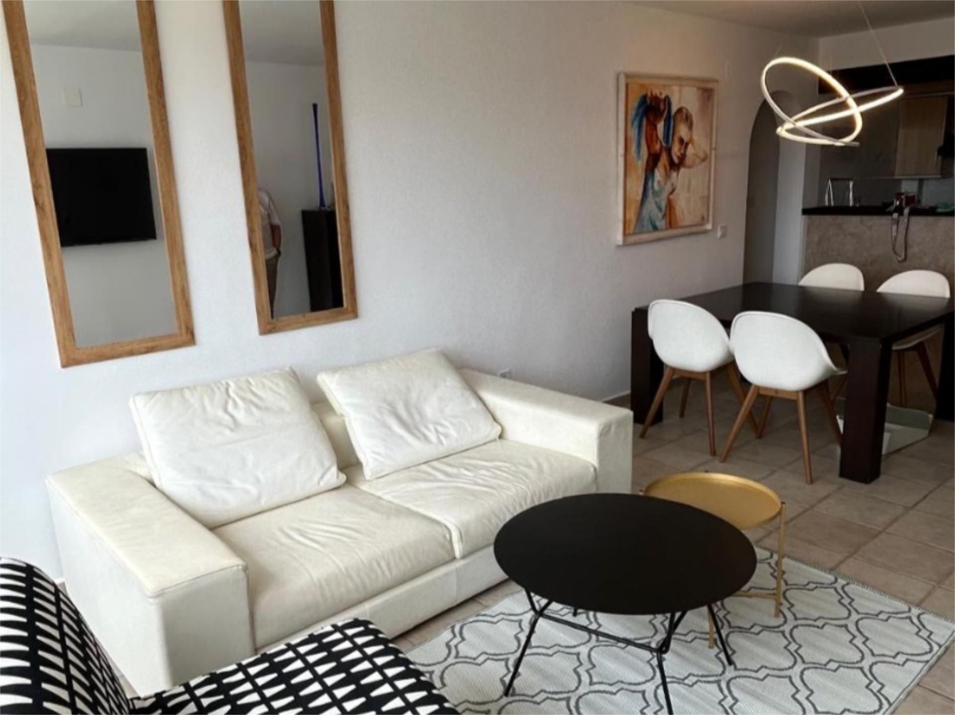 Living room of Flat to rent in Moraira  with Air Conditioner