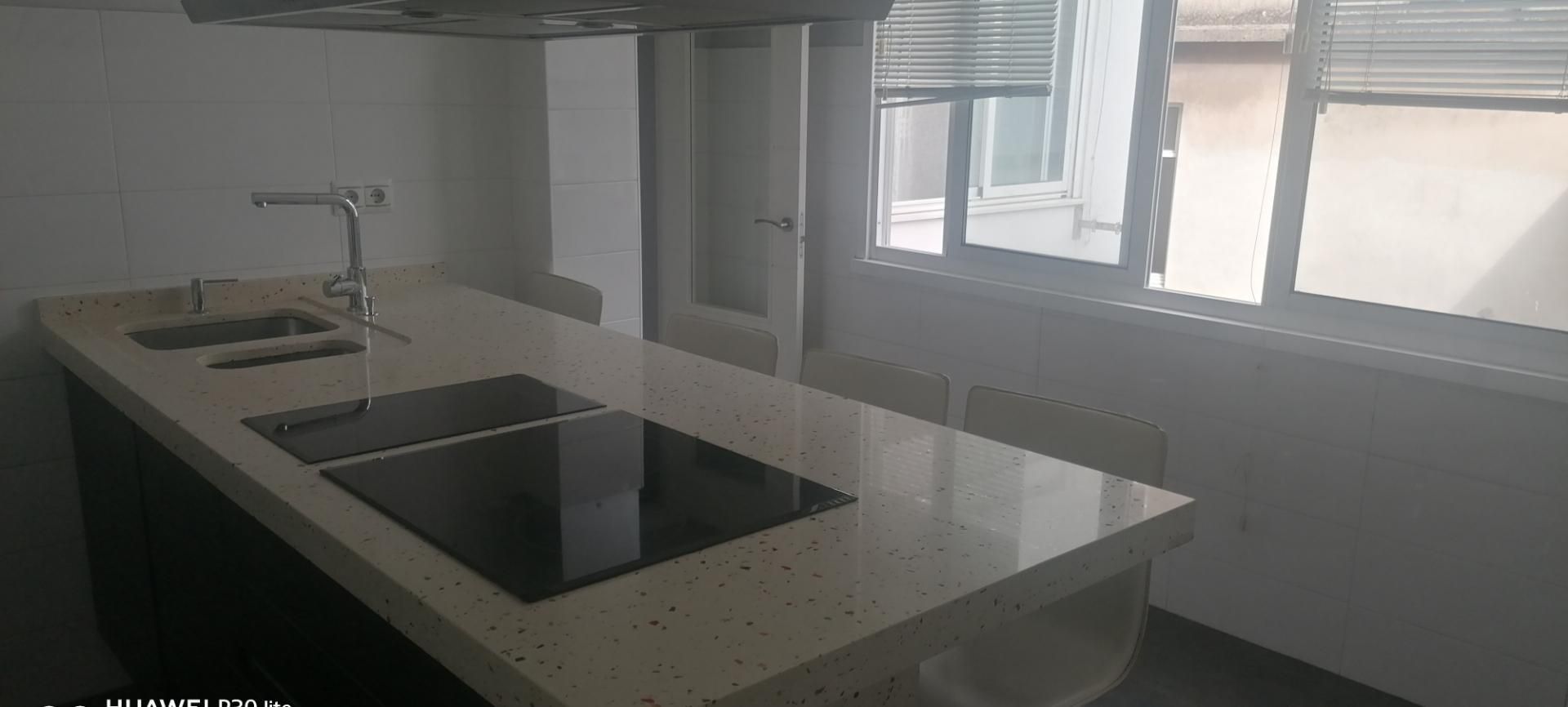 Kitchen of Flat to rent in A Coruña Capital   with Heating and Washing machine