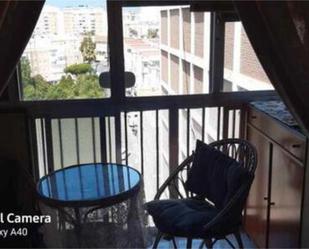 Balcony of Flat to rent in  Cádiz Capital  with Terrace, Storage room and Furnished