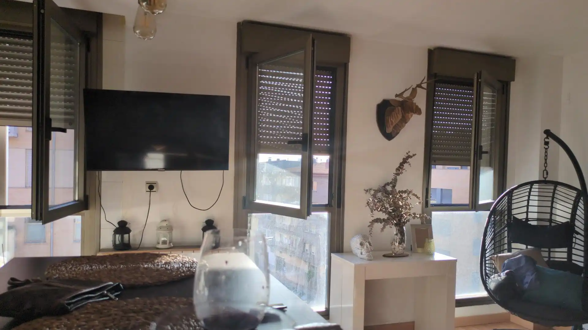 Sala de estar de Piso para compartir en Ansoáin / Antsoain con Calefacción, Parquet y Trastero