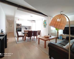 Living room of Flat to rent in Valladolid Capital  with Heating, Parquet flooring and Furnished