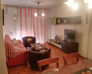 Living room of Flat to rent in  Huelva Capital  with Air Conditioner, Furnished and Balcony