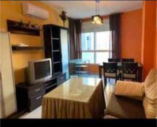 Living room of Flat for sale in  Sevilla Capital  with Private garden, Terrace and Furnished