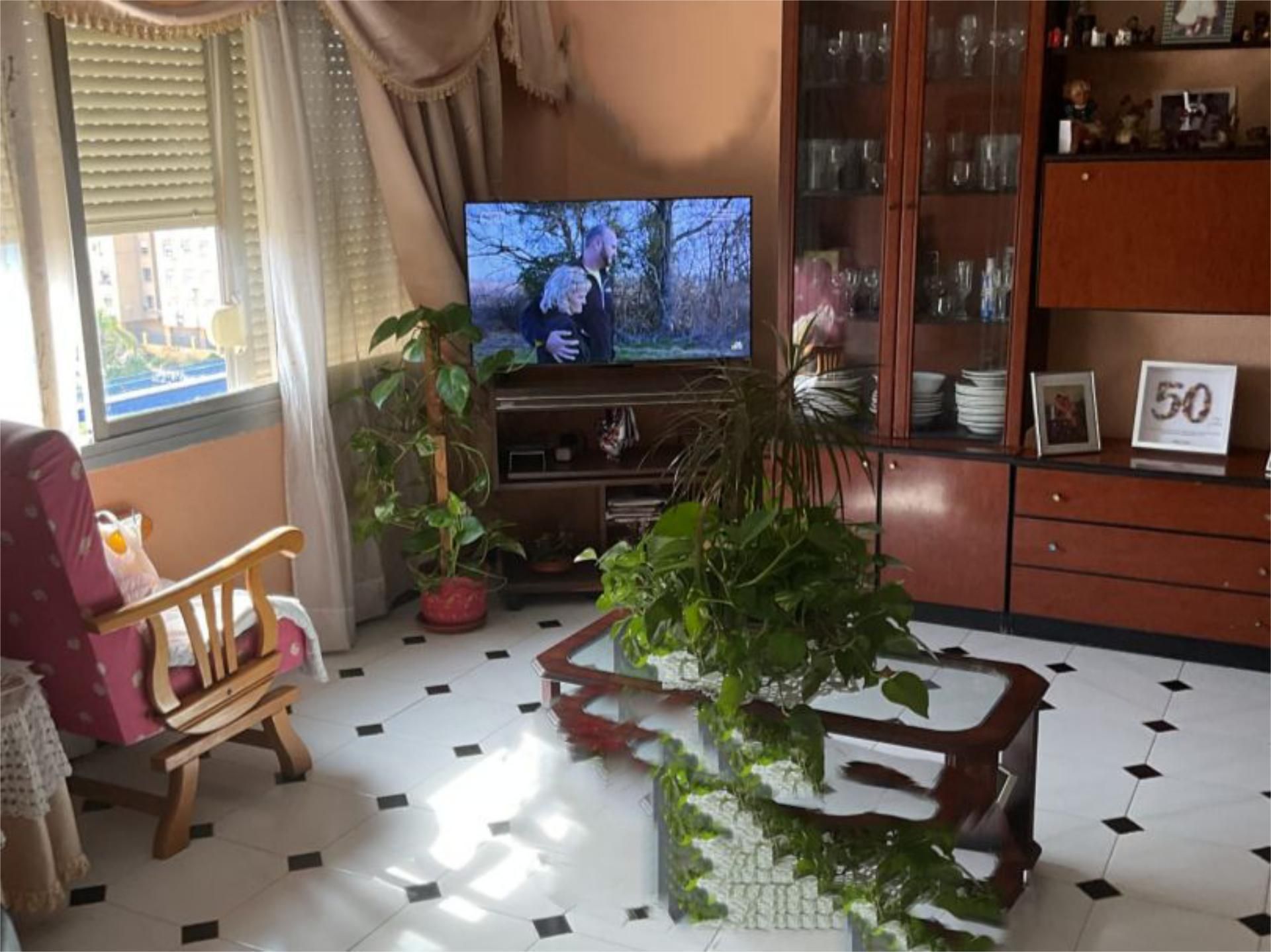 Sala d'estar de Pis en venda en Málaga Capital
