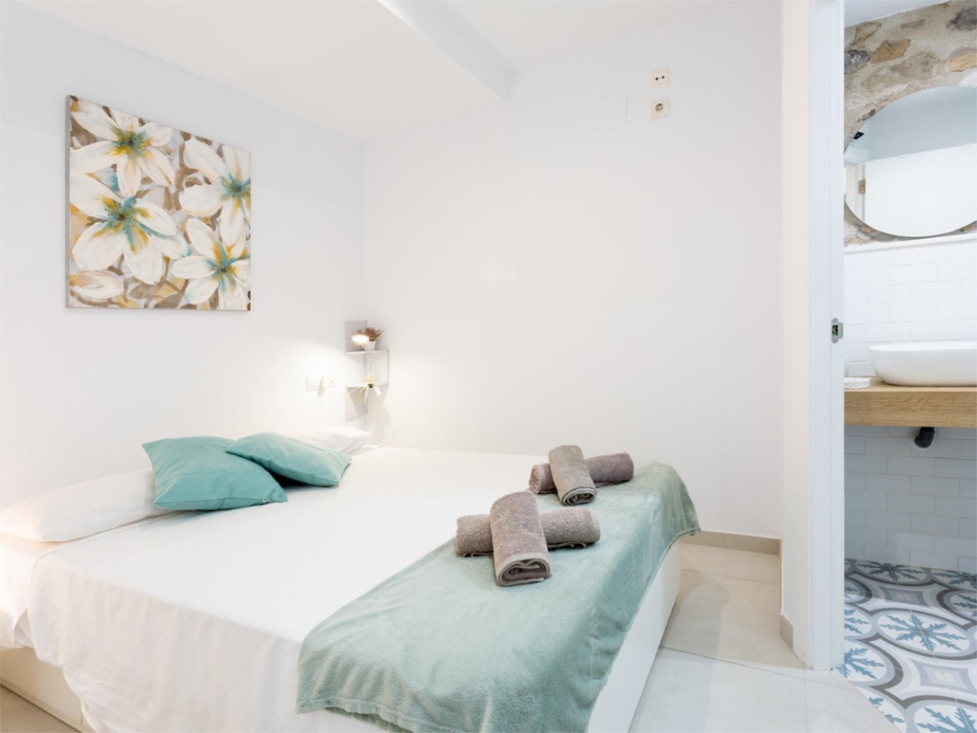 Dormitori de Apartament de lloguer en Dénia amb Aire condicionat i Terrassa