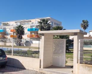 Vista exterior de Pis de lloguer en Dénia amb Aire condicionat, Terrassa i Piscina