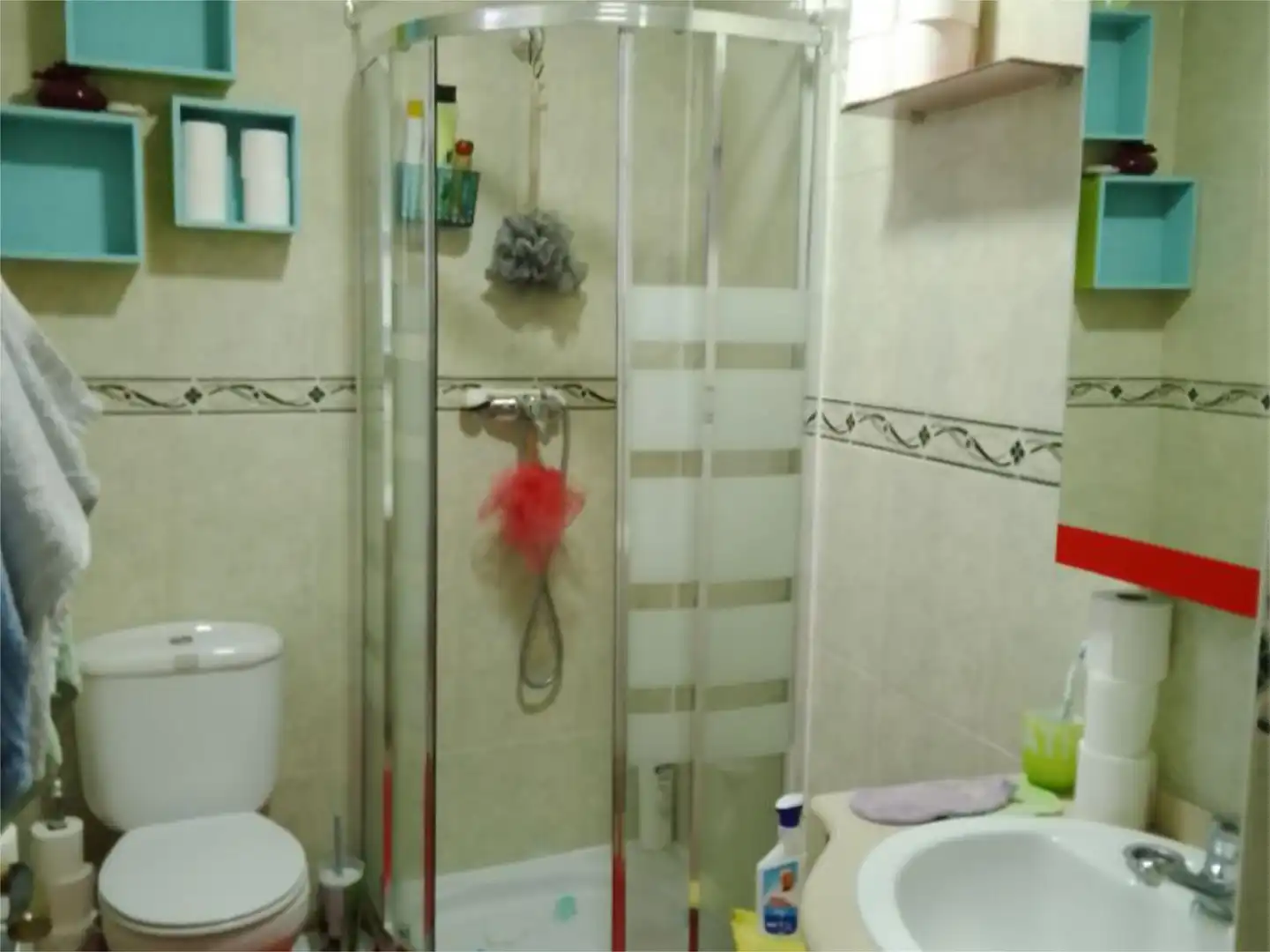 Badezimmer von Country house zum Verkauf in Venta de Baños mit Heizung und Terrasse