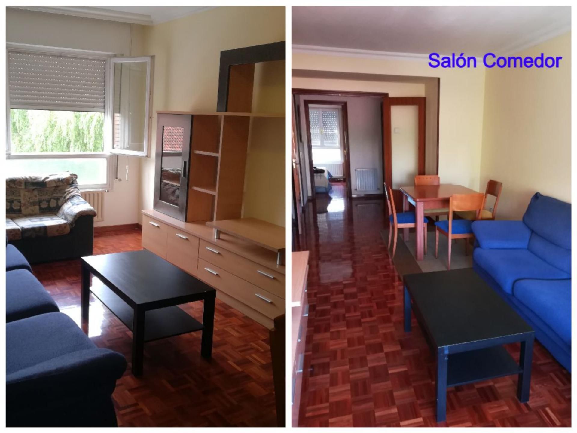 Sala d'estar de Pis de lloguer en Vitoria - Gasteiz amb Calefacció, Parquet i Terrassa