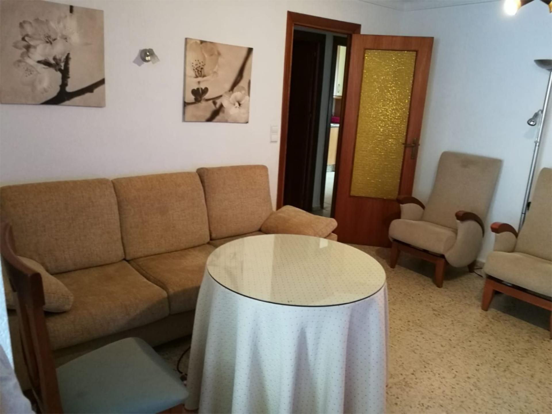 Living room of Flat to rent in  Huelva Capital  with Air Conditioner and Furnished
