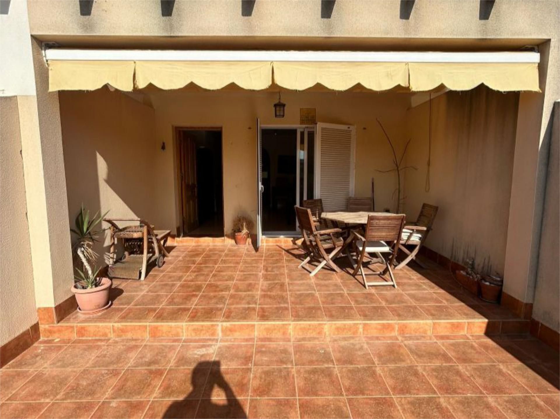 Terrassa de Dúplex de lloguer en San Javier amb Aire condicionat, Calefacció i Jardí privat