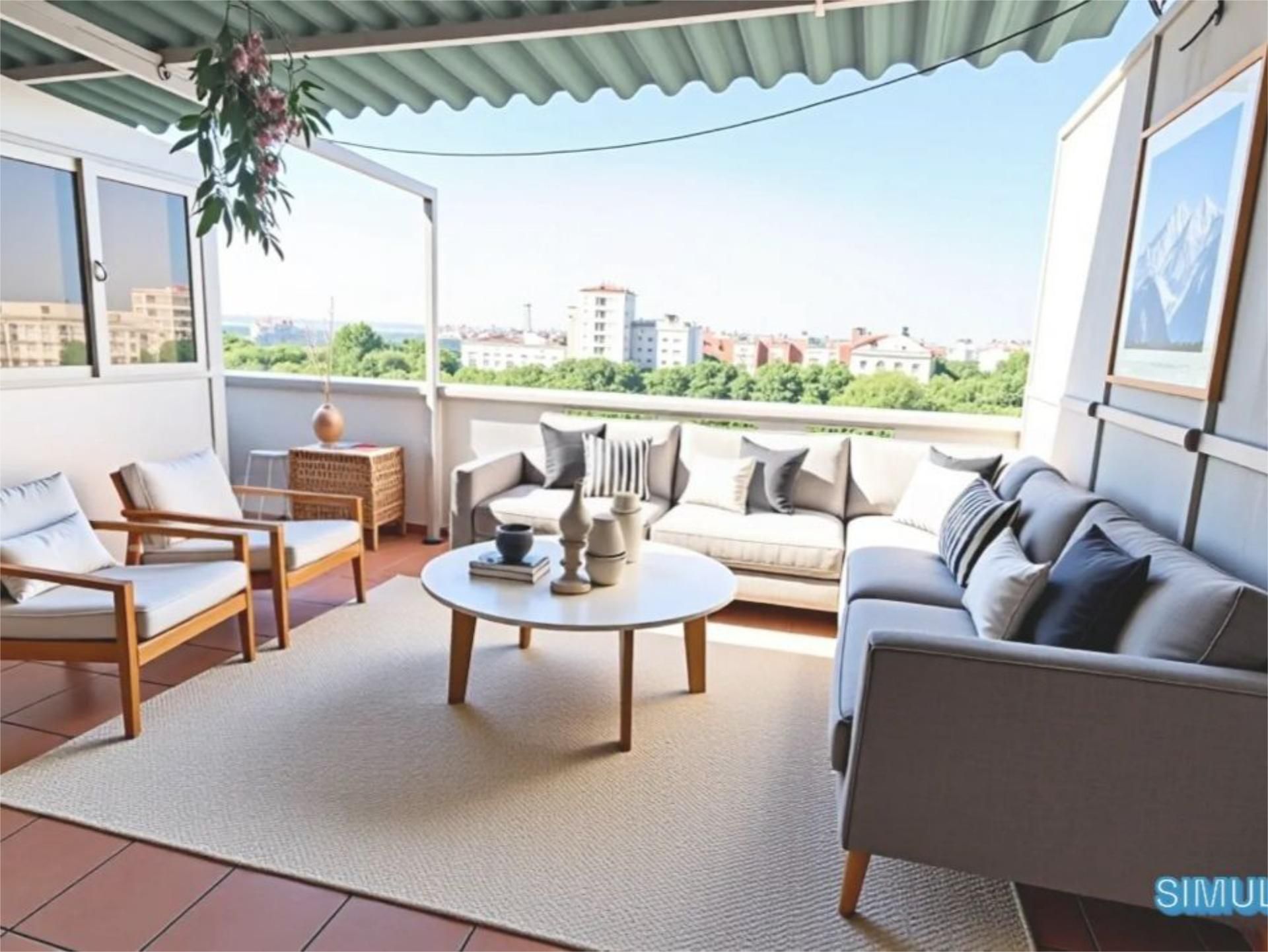 Terrace of Flat for sale in  Madrid Capital  with Terrace