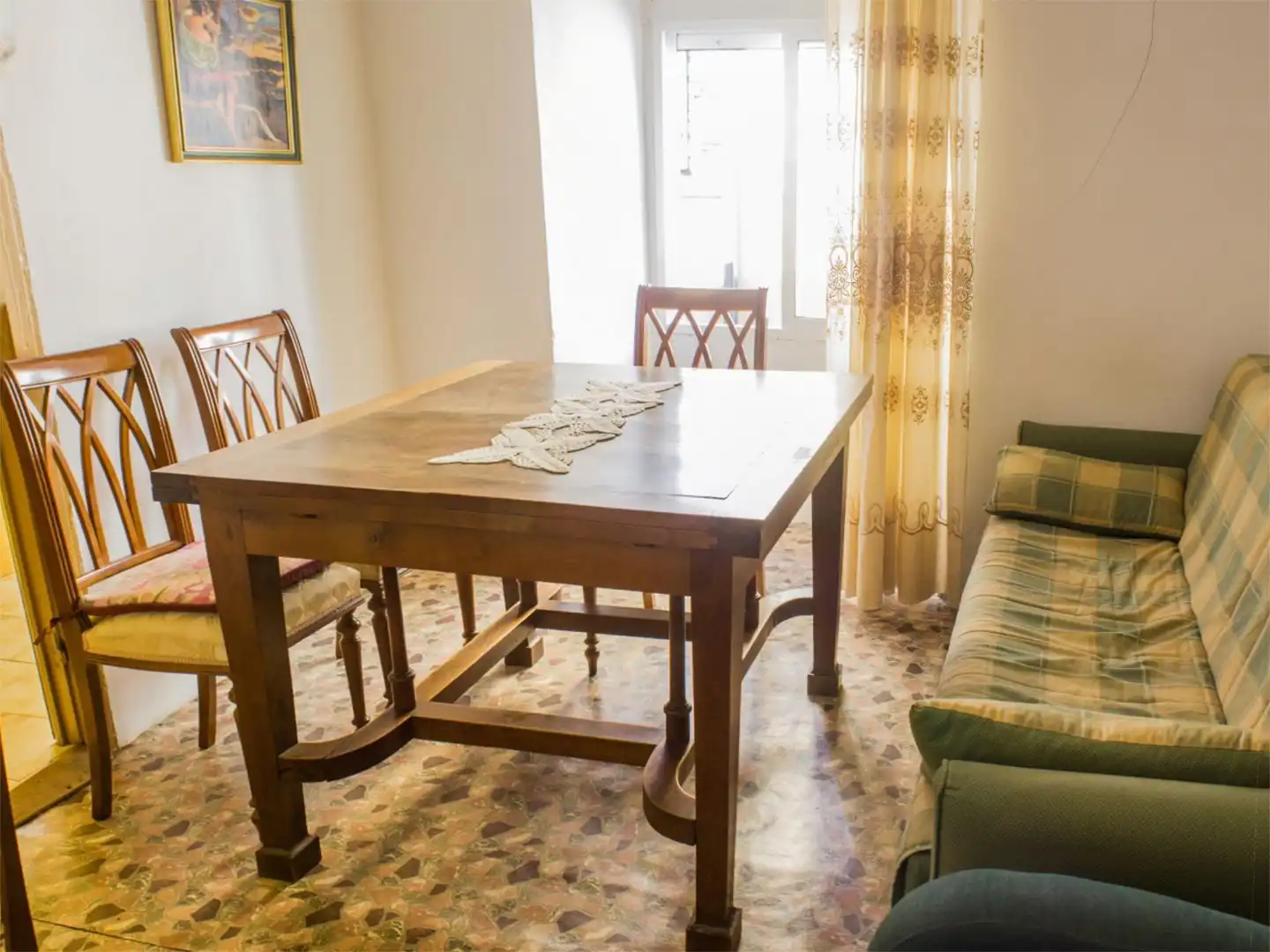 Dining room of Flat for sale in Puente de Domingo Flórez  with Heating, Furnished and Balcony