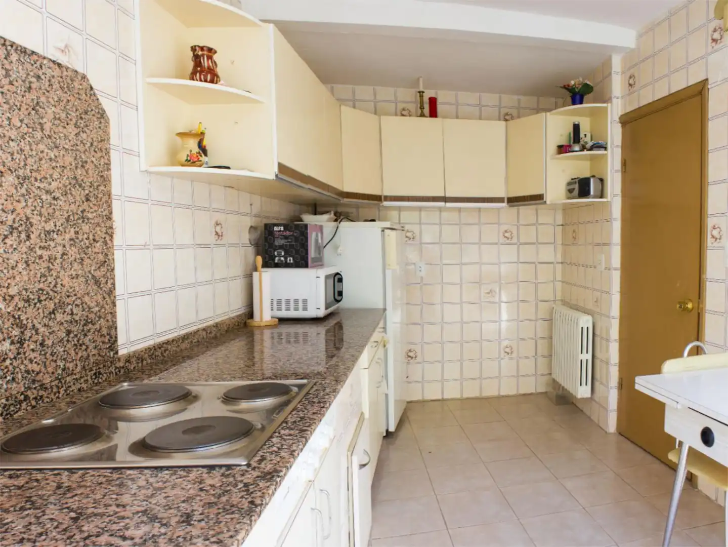 Kitchen of Flat for sale in Puente de Domingo Flórez  with Heating, Furnished and Balcony