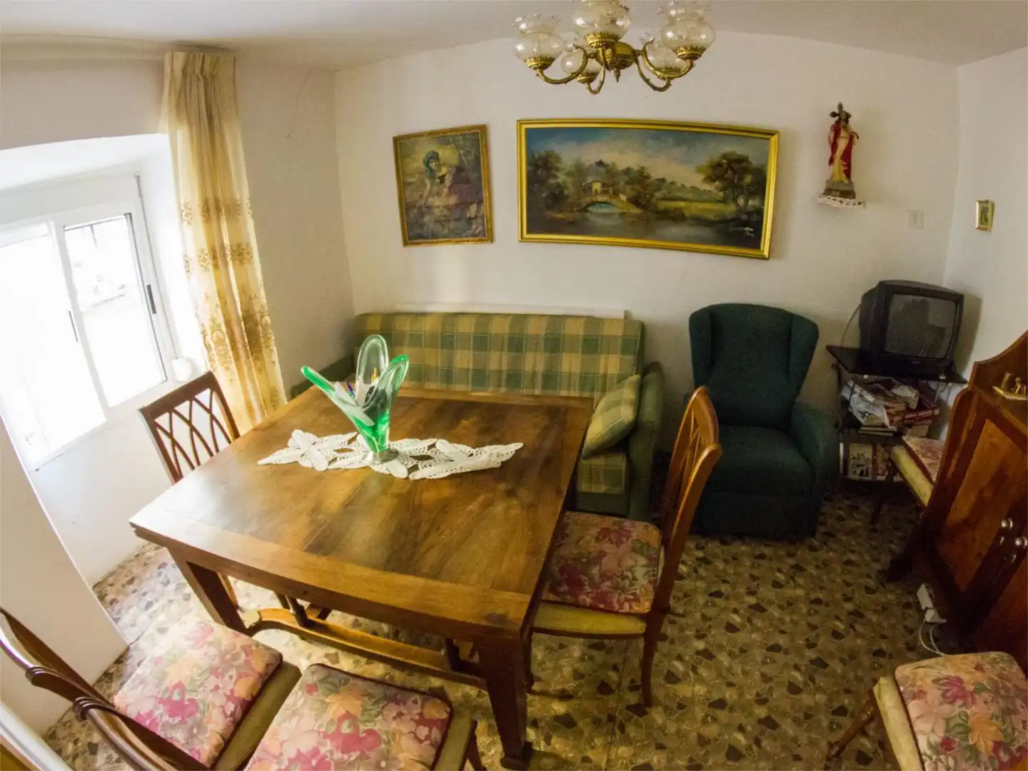 Dining room of Flat for sale in Puente de Domingo Flórez  with Heating, Furnished and Balcony