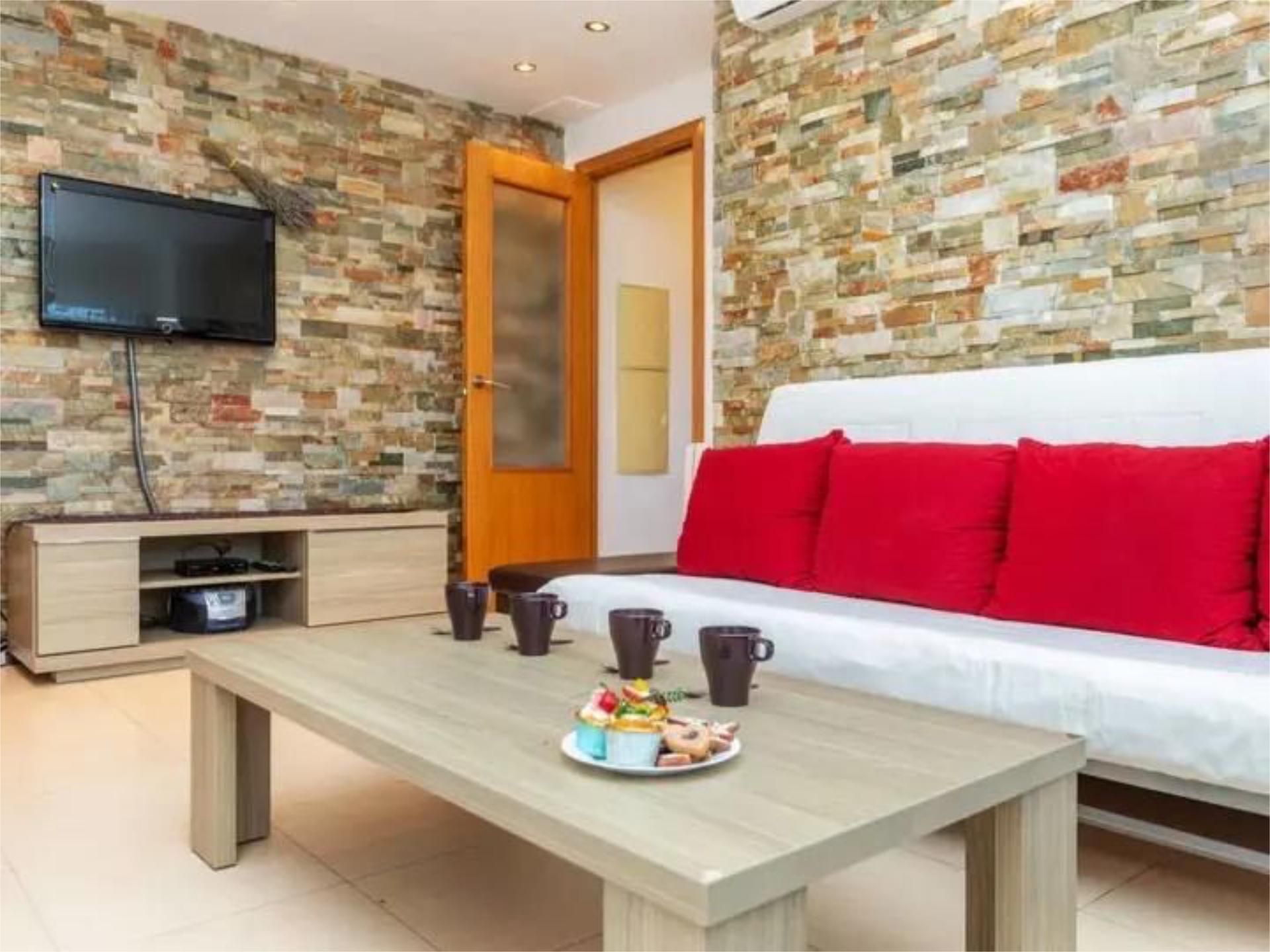 Living room of Apartment for sale in Mont-roig del Camp  with Air Conditioner and Swimming Pool
