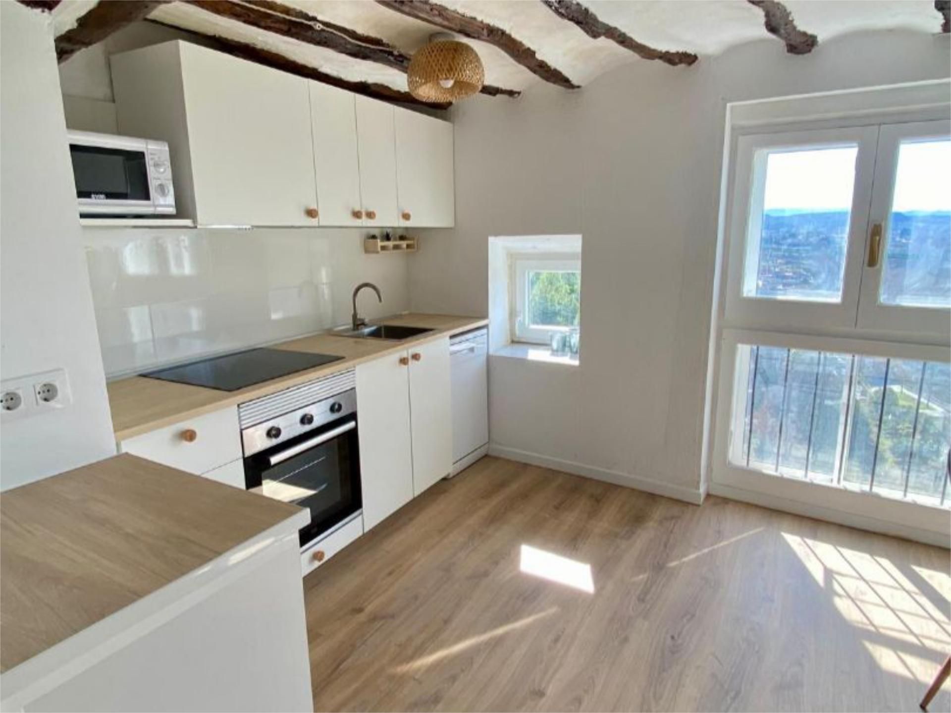 Kitchen of Flat to rent in Alcañiz  with Heating and Furnished