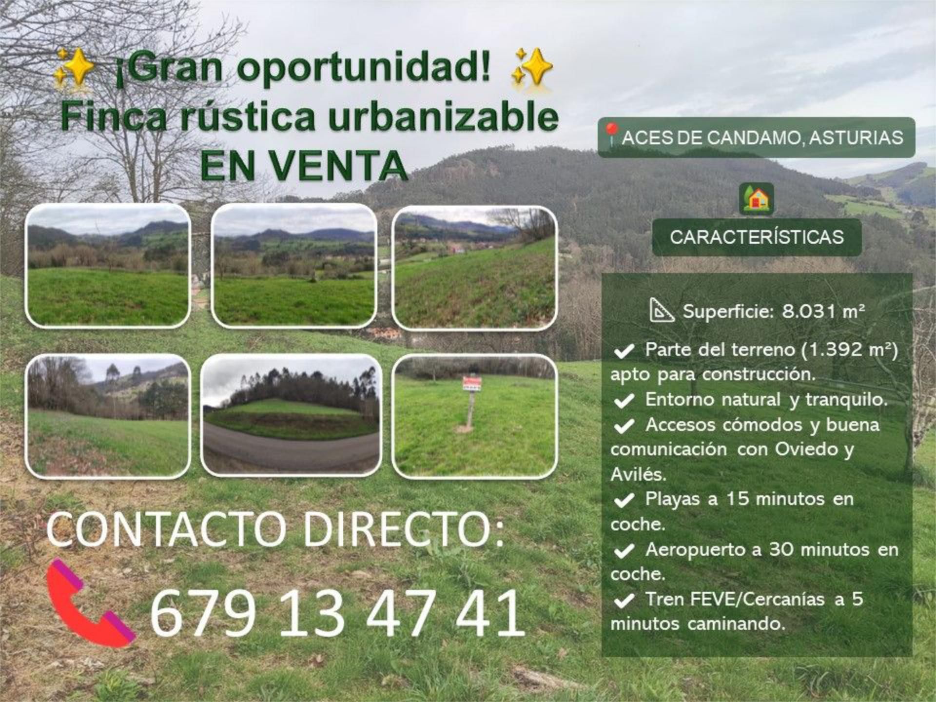 Vista exterior de Urbanitzable en venda en Candamo