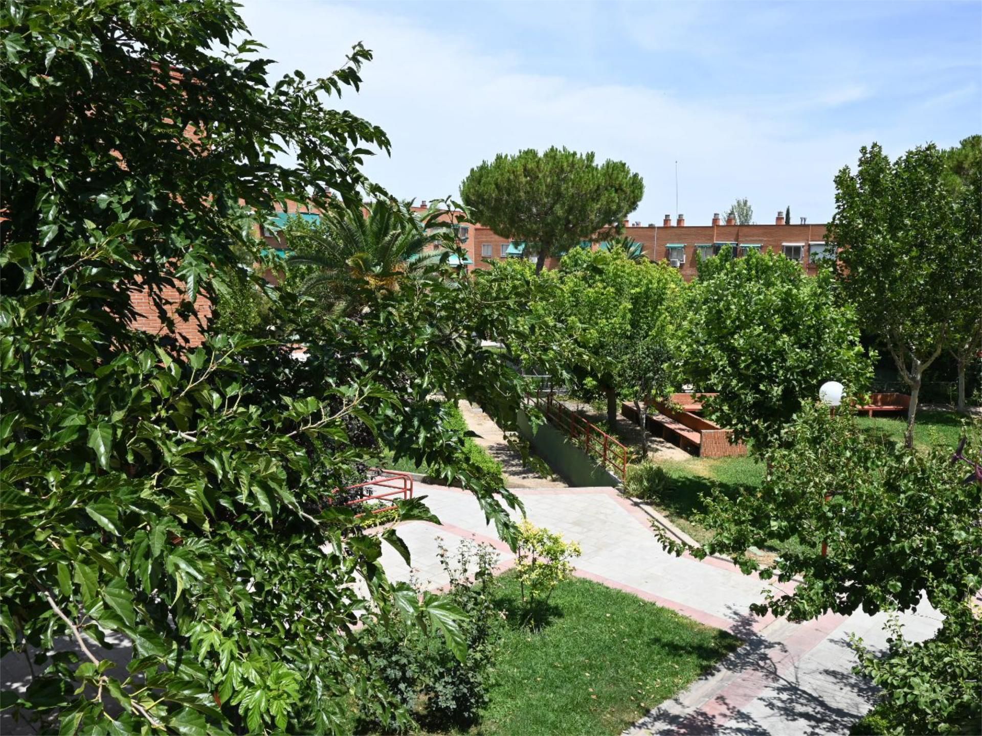 Garden of Duplex to share in  Toledo Capital  with Heating, Private garden and Parquet flooring