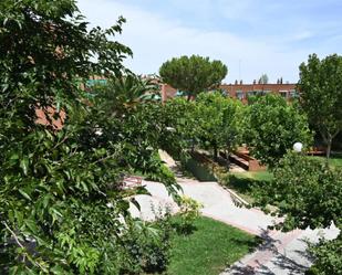 Garden of Duplex to share in  Toledo Capital  with Heating, Private garden and Parquet flooring