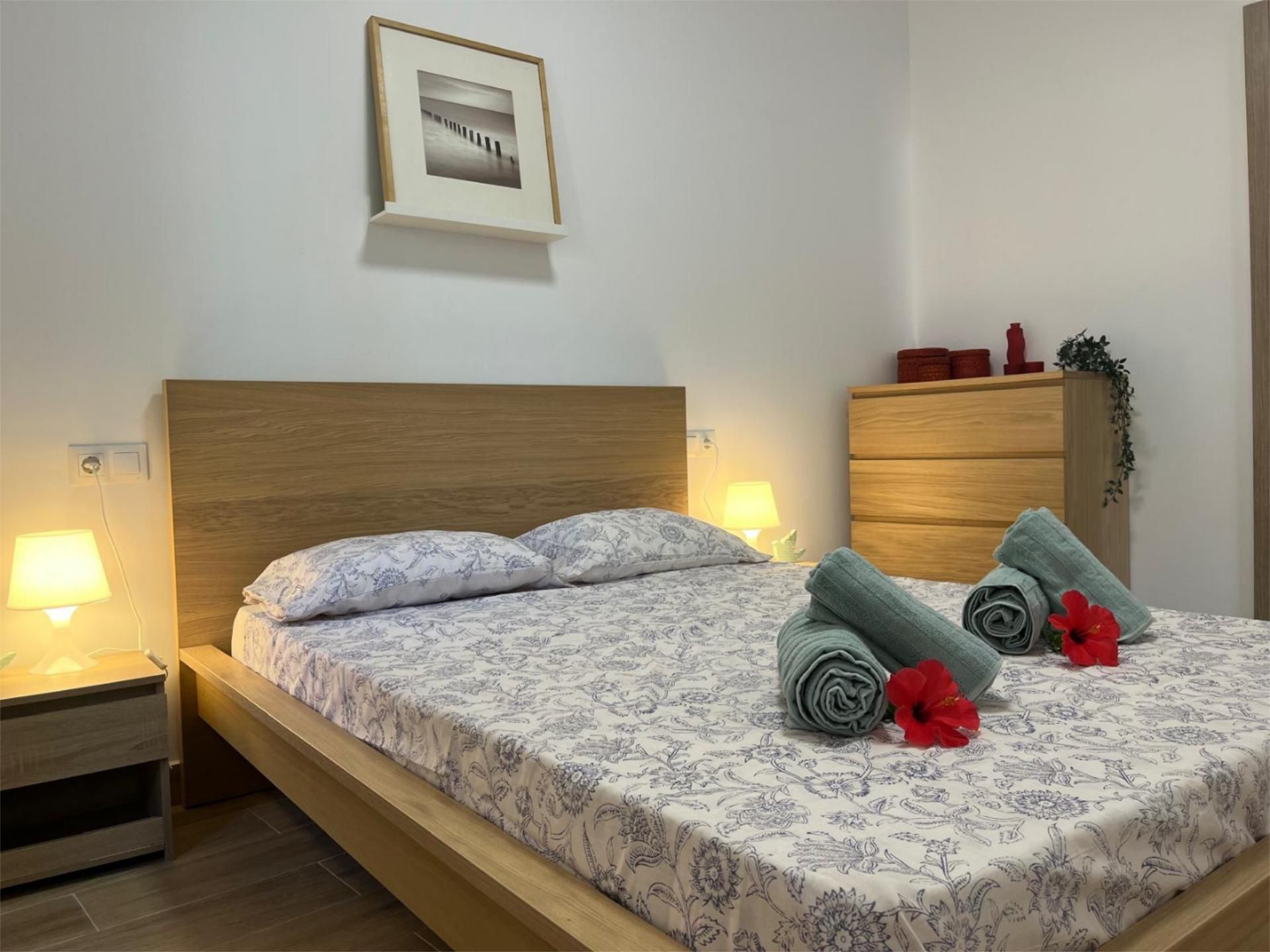 Bedroom of Apartment to rent in Málaga Capital  with Parquet flooring and Furnished