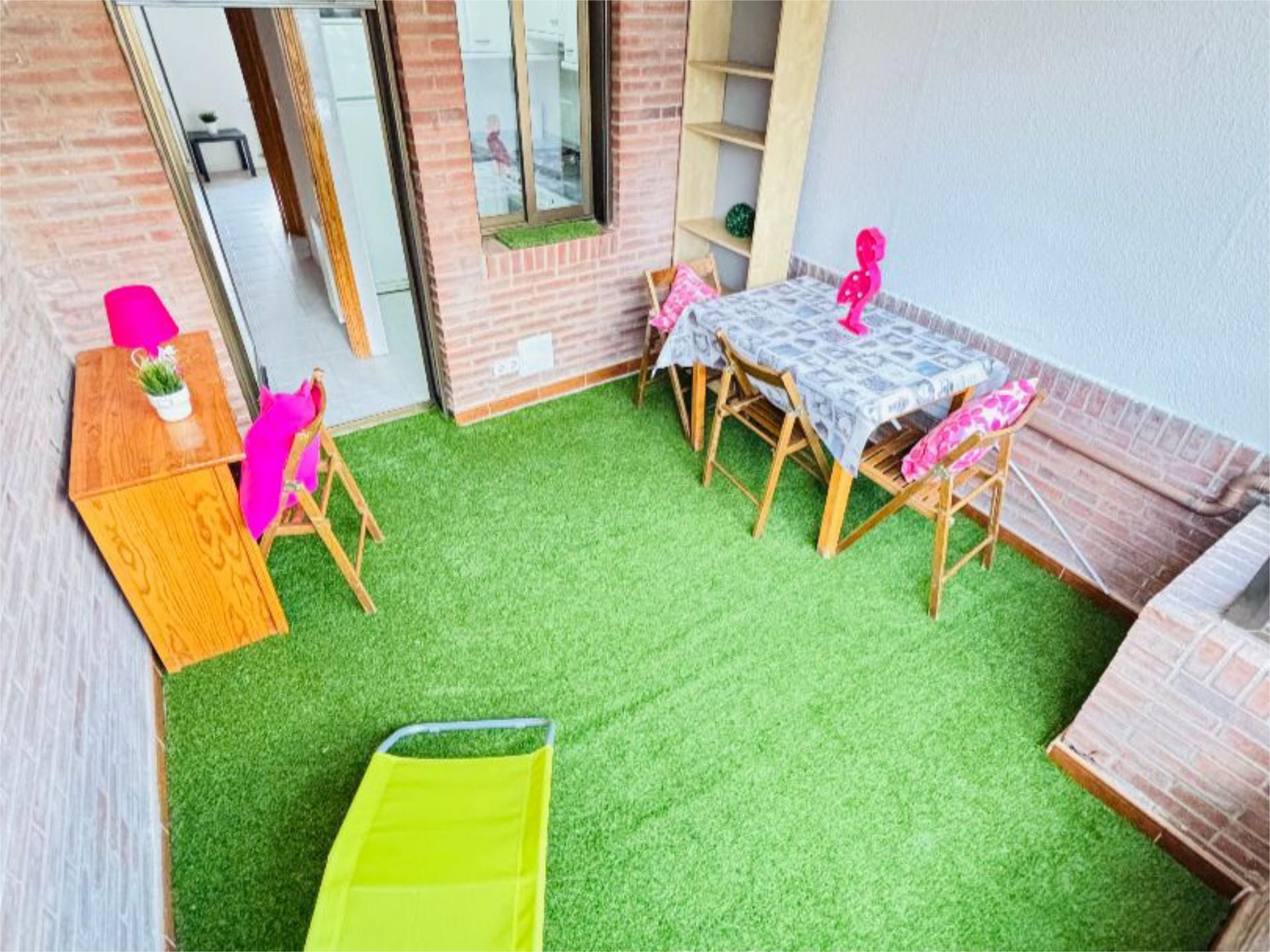 Garden of Flat to rent in  Madrid Capital  with Heating, Terrace and Storage room