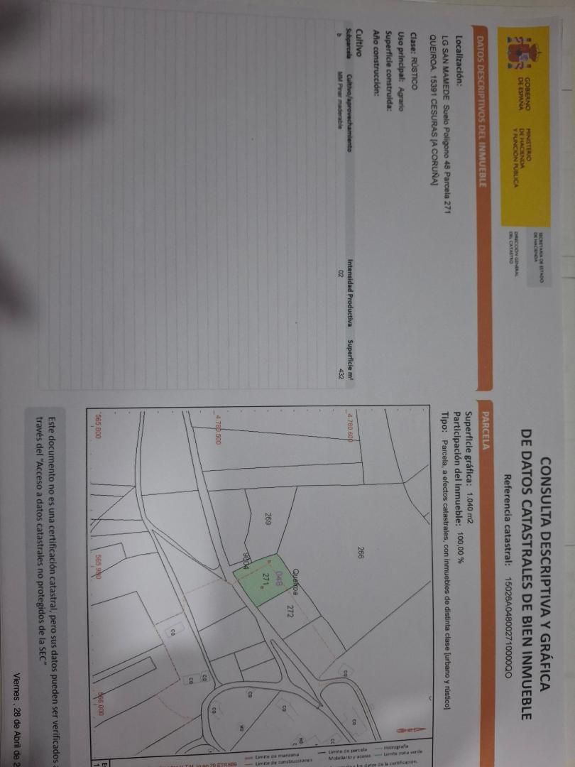 Land for sale in Cesuras