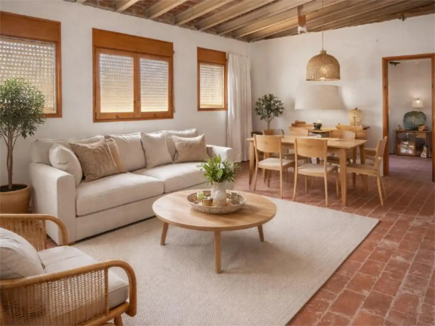 Einfamilien-Reihenhaus zum Verkauf in Carrer Barcelona, 9, El Pla del Penedès Wohnzimmer von Einfamilien-Reihenhaus zum Verkauf in El Pla del Penedès mit Heizung, Privatgarten und Terrasse