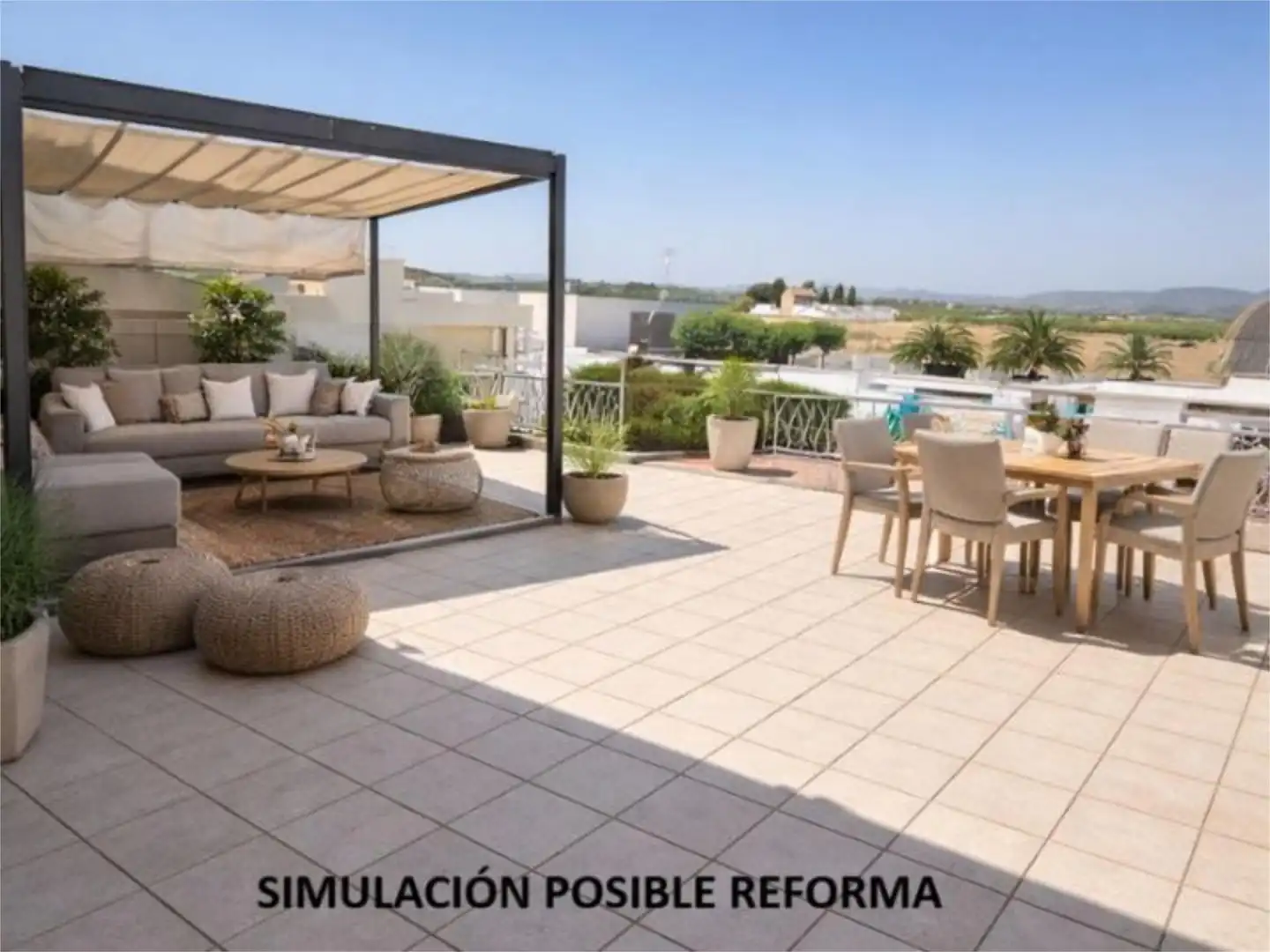 Einfamilien-Reihenhaus zum Verkauf in Carrer Barcelona, 9, El Pla del Penedès Terrasse von Einfamilien-Reihenhaus zum Verkauf in El Pla del Penedès mit Heizung, Privatgarten und Terrasse