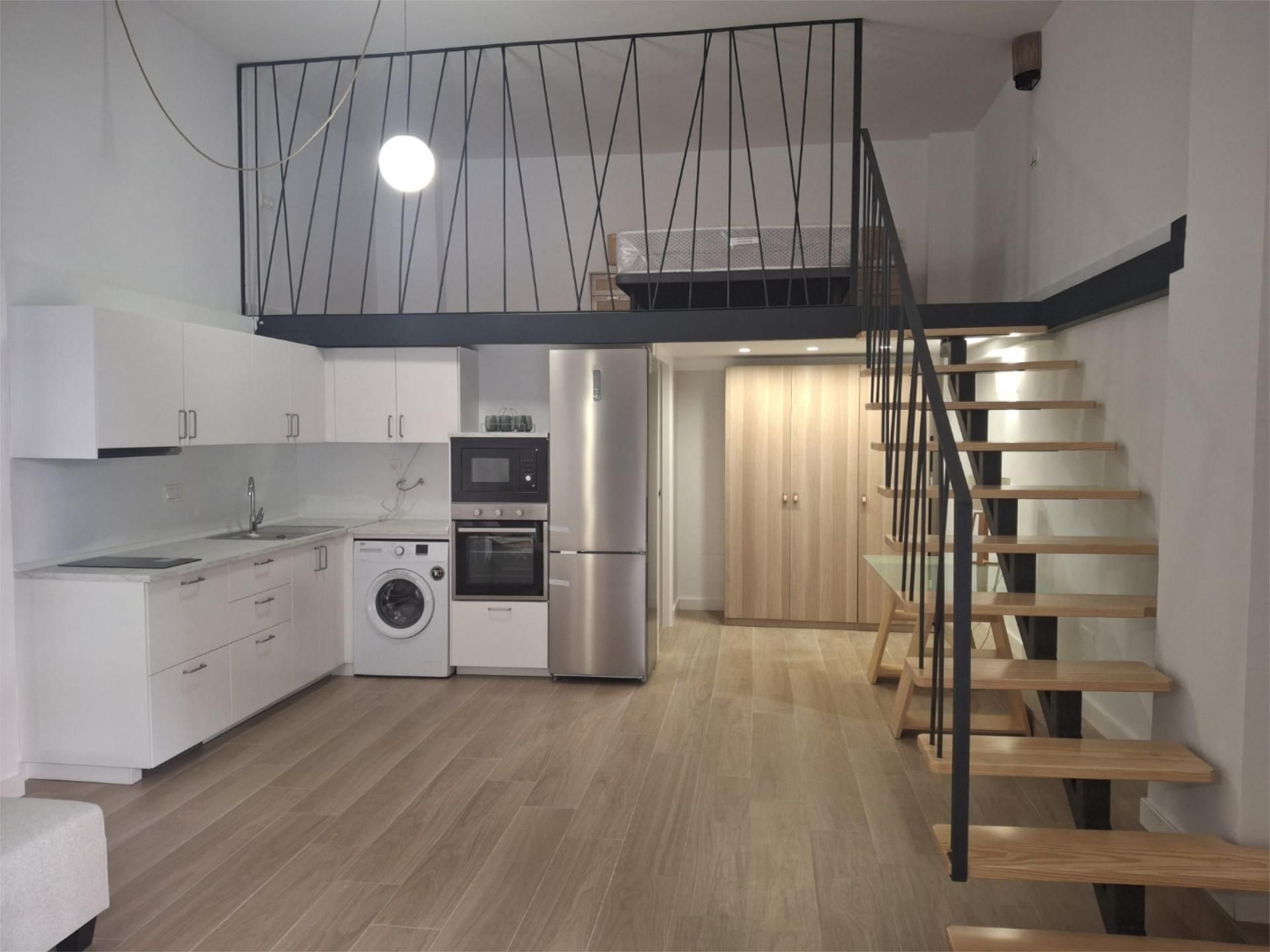 Cuina de Apartament de lloguer en  Murcia Capital amb Aire condicionat, Calefacció i Parquet