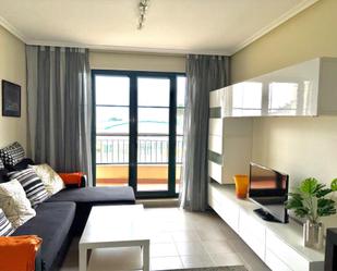 Living room of Flat for sale in Barreiros  with Heating, Private garden and Terrace