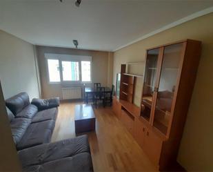 Sala d'estar de Pis de lloguer en Lugo Capital amb Calefacció, Parquet i Terrassa