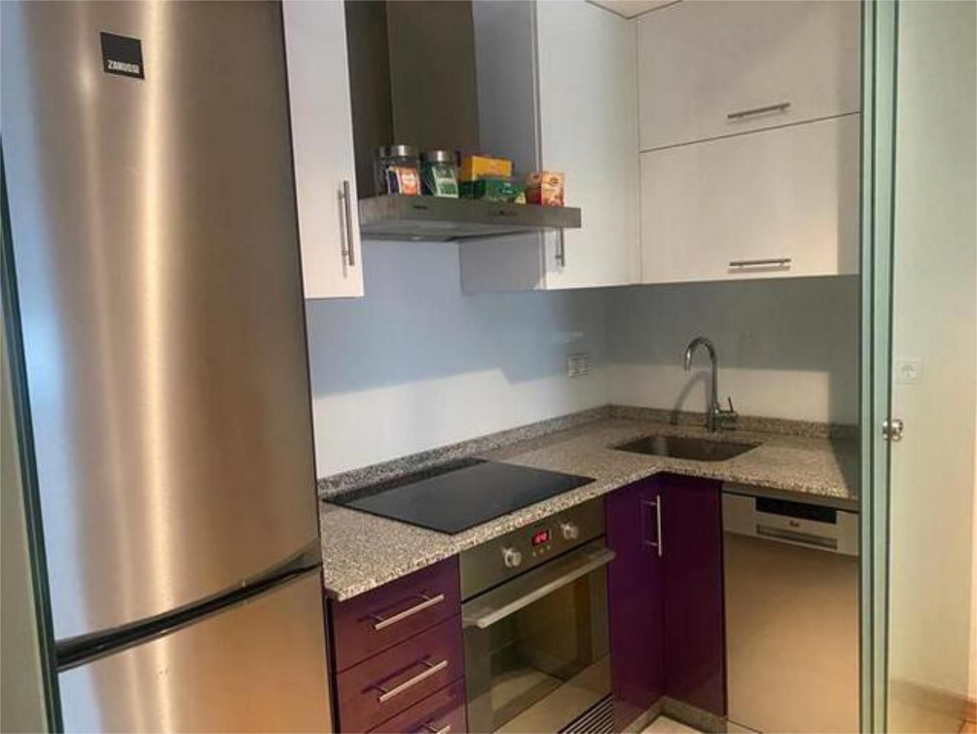 Kitchen of Flat to rent in Santiago de Compostela   with Heating, Storage room and Furnished
