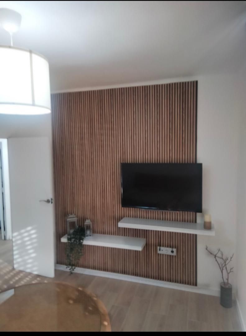 Living room of Flat to share in Cáceres Capital  with Furnished