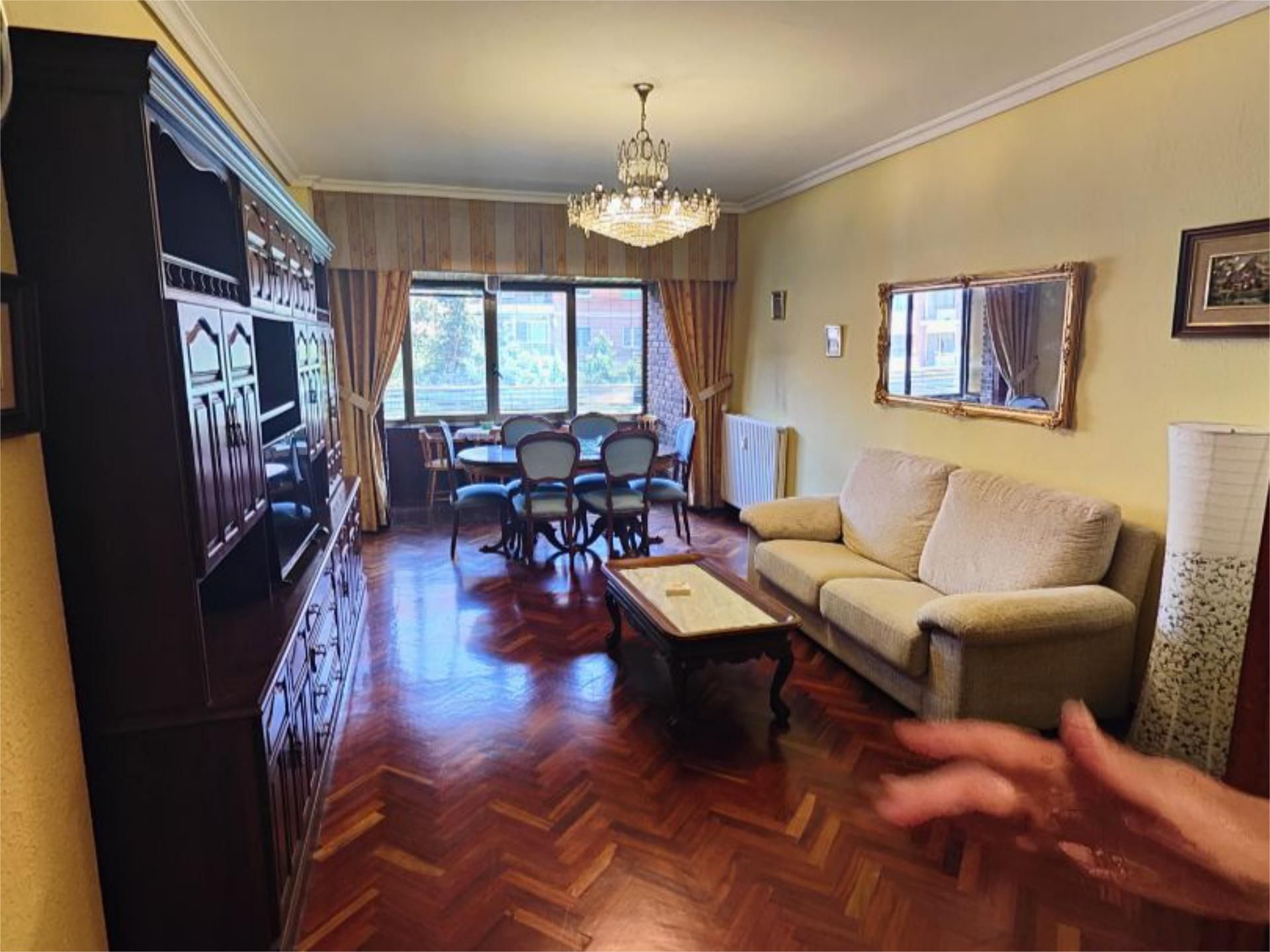 Sala d'estar de Pis de lloguer en Soria Capital  amb Calefacció, Parquet i Terrassa
