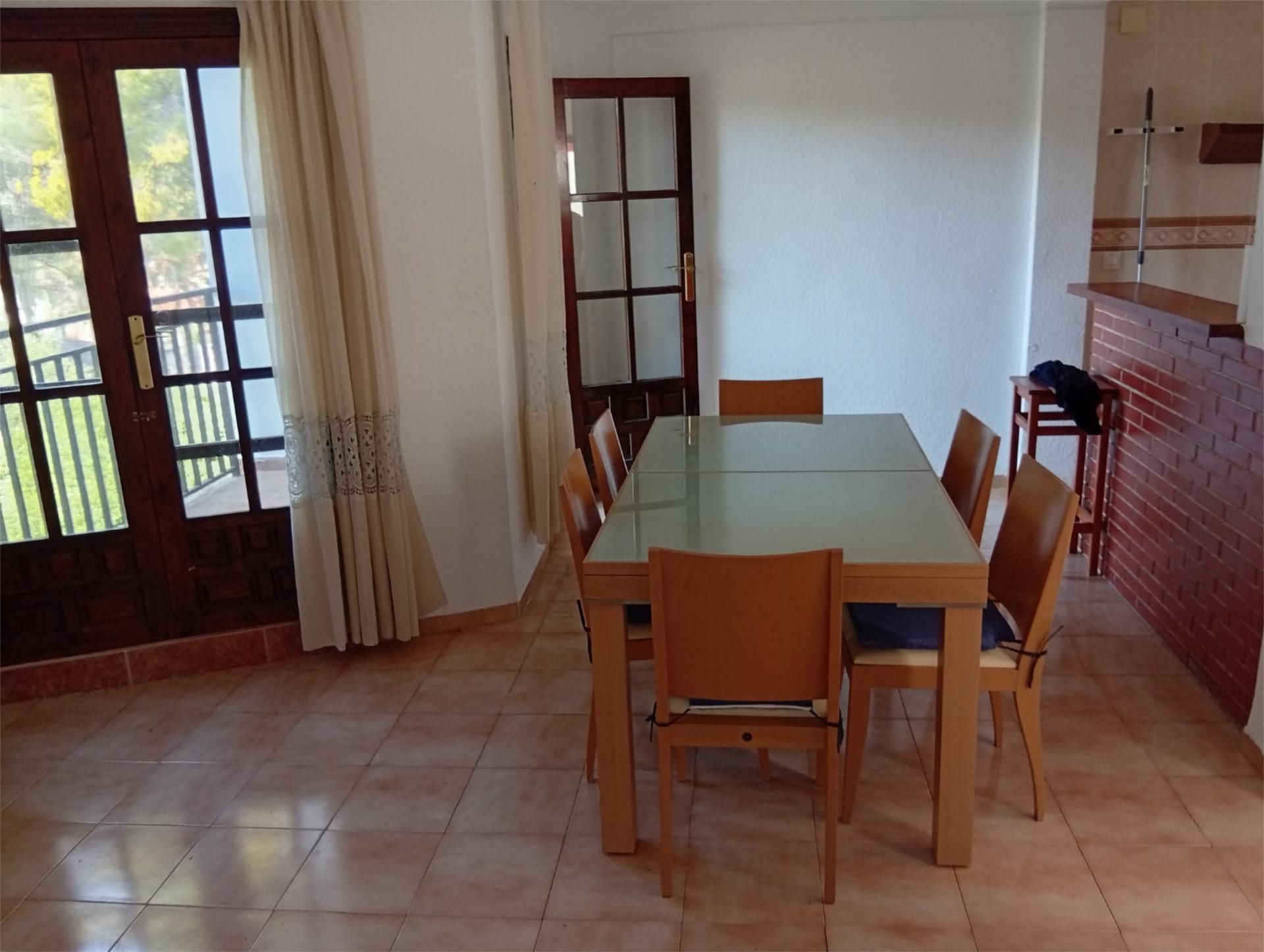 Menjador de Apartament de lloguer en Benicasim / Benicàssim amb Aire condicionat, Calefacció i Traster