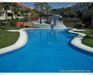 Piscina de Apartament de lloguer en Islantilla amb Aire condicionat, Terrassa i Moblat