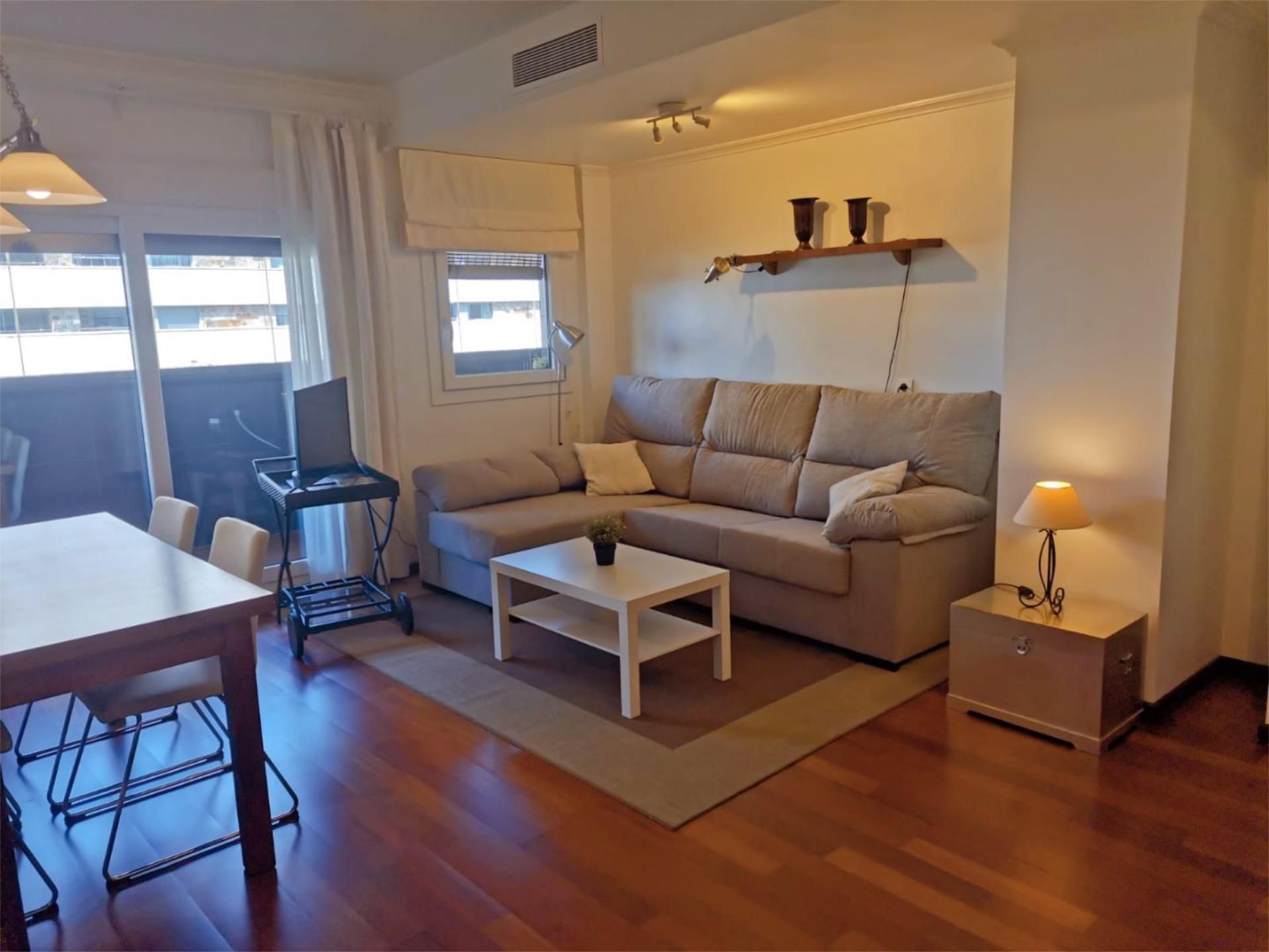 Living room of Flat for sale in  Huelva Capital  with Air Conditioner, Heating and Parquet flooring