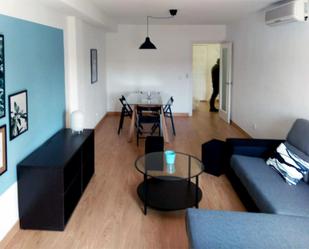 Sala d'estar de Pis de lloguer en  Murcia Capital amb Aire condicionat, Calefacció i Parquet