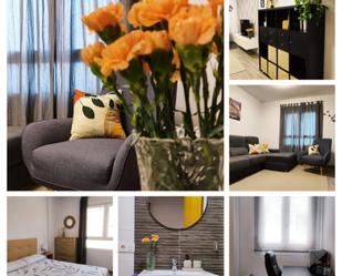Sala d'estar de Pis de lloguer en  Almería Capital amb Aire condicionat, Calefacció i Parquet