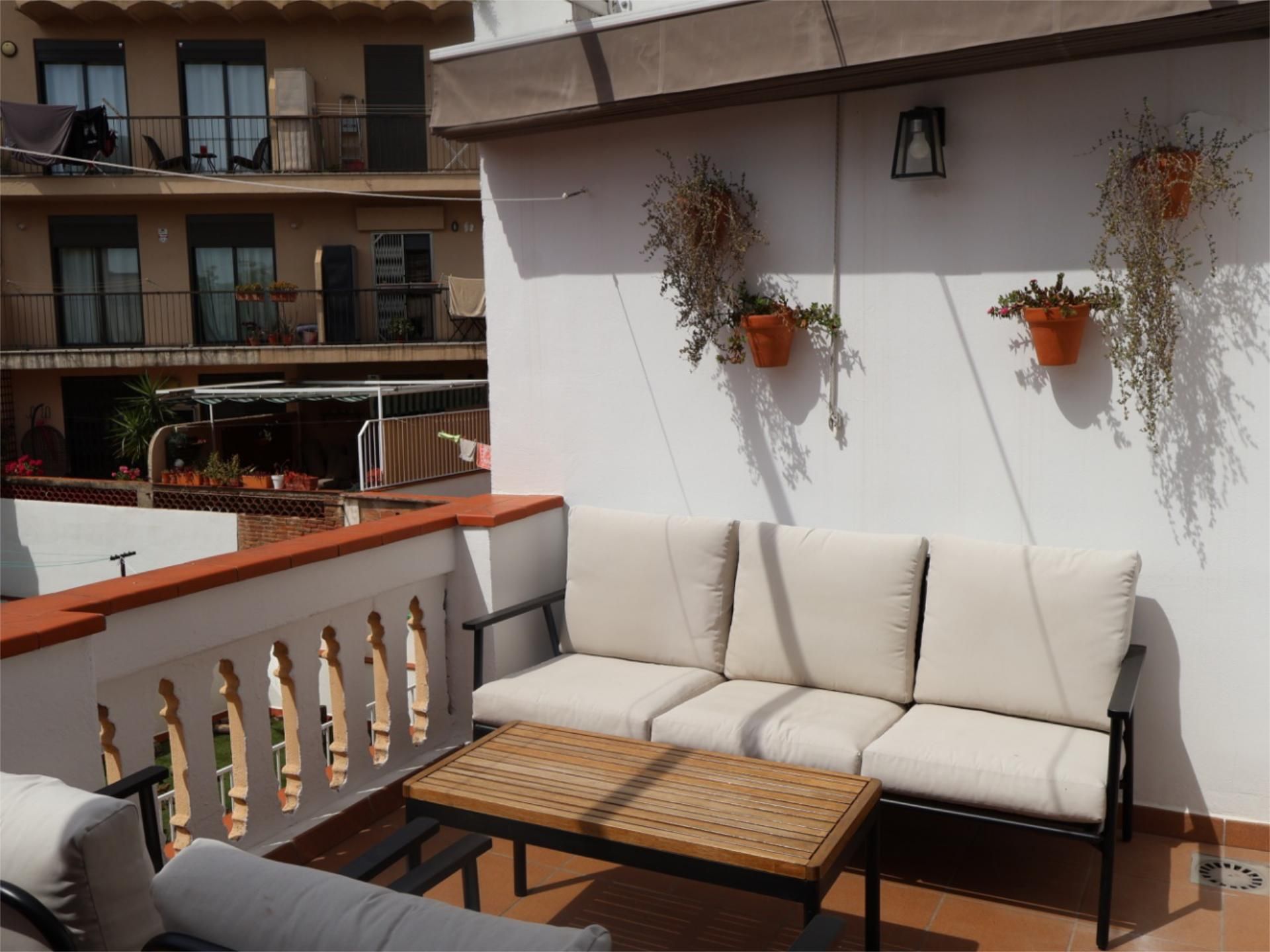 Terrace of Single-family semi-detached for sale in  Barcelona Capital  with Air Conditioner, Terrace and Balcony