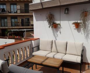 Terrace of Single-family semi-detached for sale in  Barcelona Capital  with Air Conditioner, Parquet flooring and Terrace