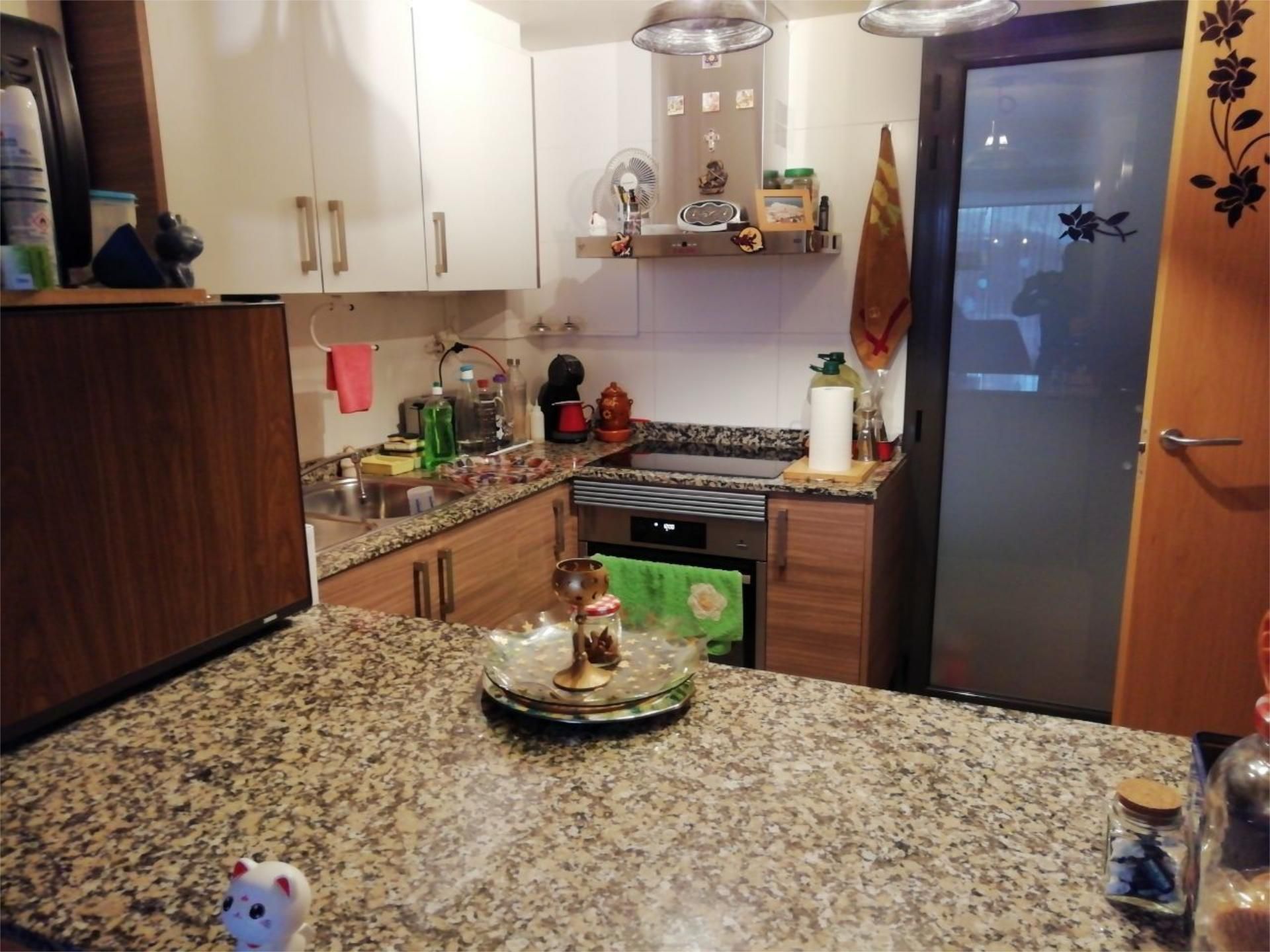 Kitchen of Flat for sale in Vic  with Air Conditioner, Terrace and Balcony