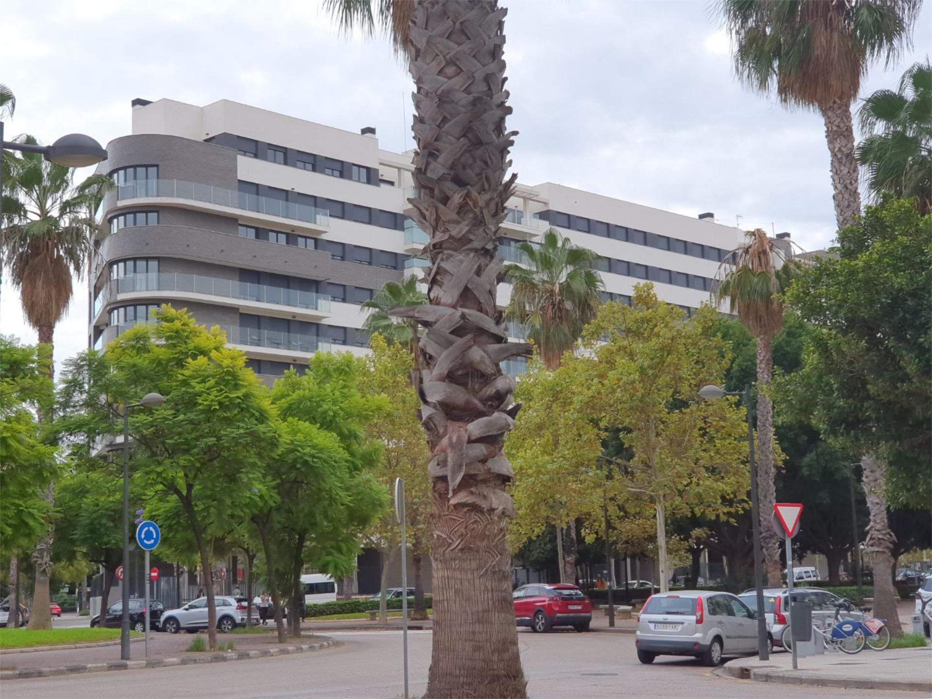 Exterior view of Apartment to rent in  Valencia Capital  with Air Conditioner, Parquet flooring and Terrace