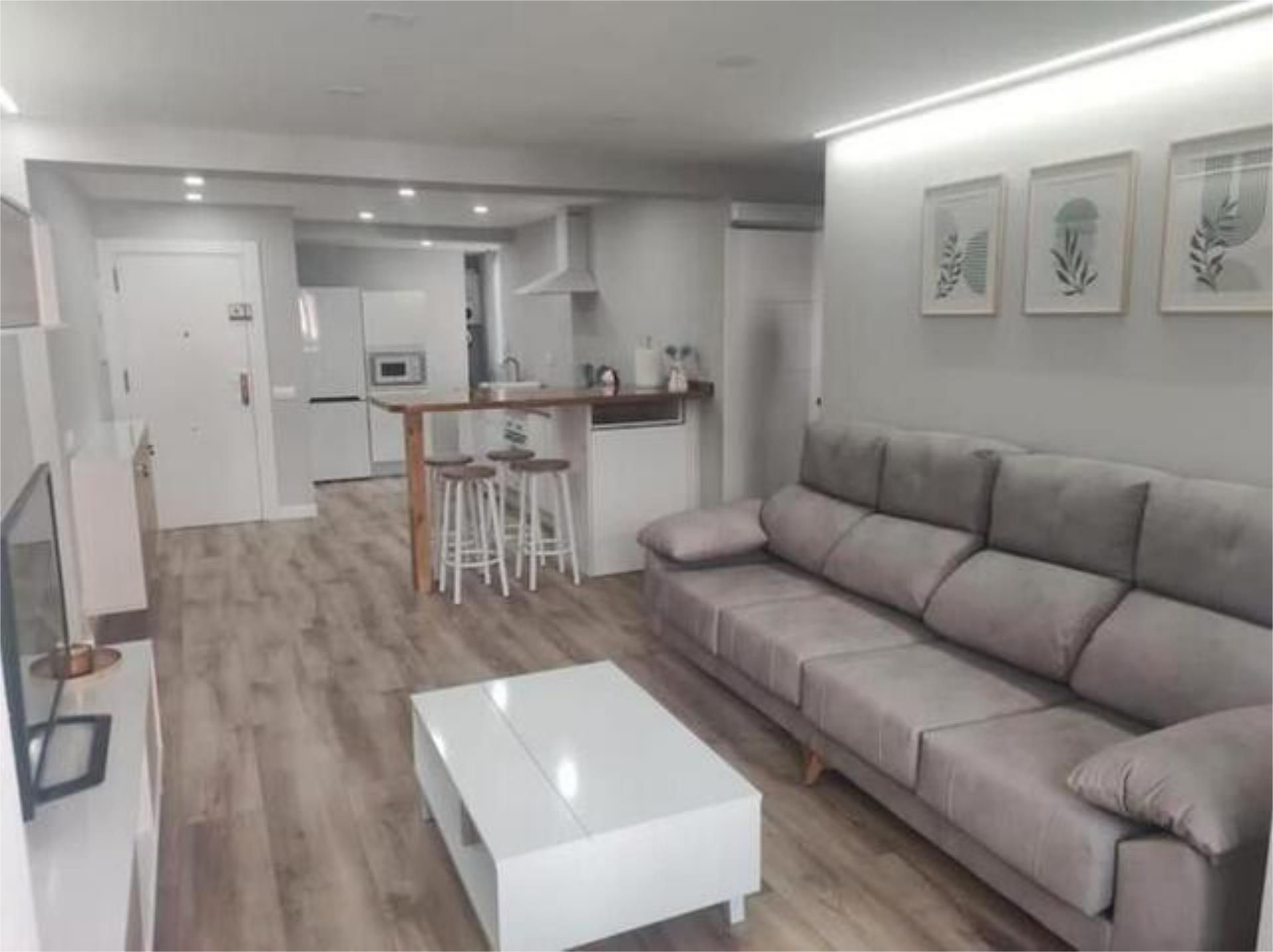 Sala d'estar de Apartament de lloguer en  Cádiz Capital amb Moblat